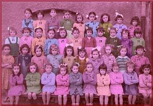 ECOLE JEAN MACE FILLES 1950 CE2 MME BOUSQUET